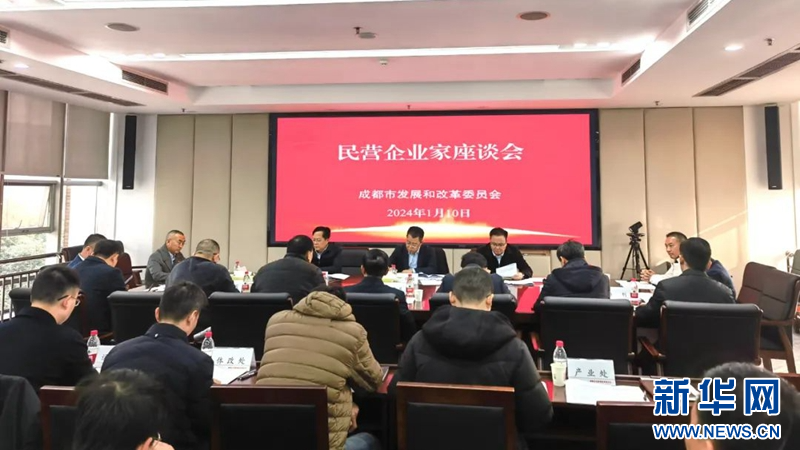 成都市发改委召开民营企业家座谈会-新华网