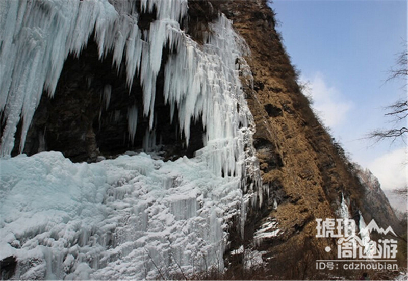 想看世界级的冰瀑?就到绵阳虎牙大峡谷\/组图