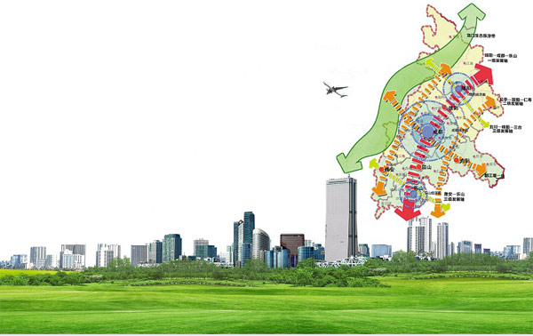 成都平原崛起城市群