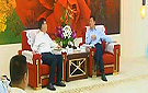 葛红林会见中国南山集团总经理田俊彦一行