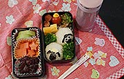 世界各地儿童秀营养午餐
