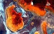 地球艺术：太空俯拍澳大利亚 色彩斑斓如油画