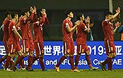 足球世预赛：中国12-0横扫不丹