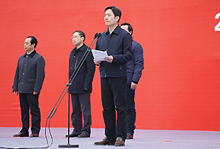 副省长甘霖宣布四川省2015年底重大项目暨岷江犍为航电枢纽工程开工