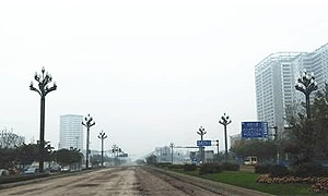 成都市北星大道新都段整治工程实现半幅通车