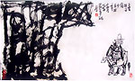 牛背横笛图
