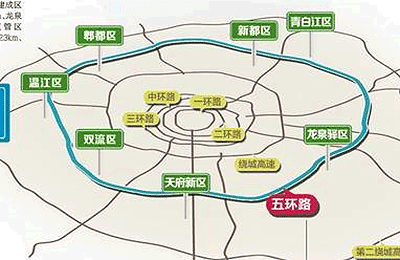 【圈层资讯】 成都五环路详细规划出炉!全长142公里串联8区县!图片