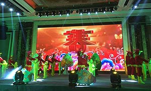 成都市双流区举行2017年首届网络春节联欢晚会