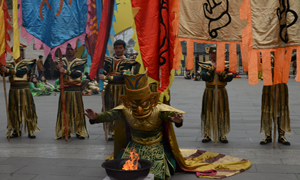 【新春走基层】广汉三星堆大祭祀拉开帷幕 为全球华人祈福