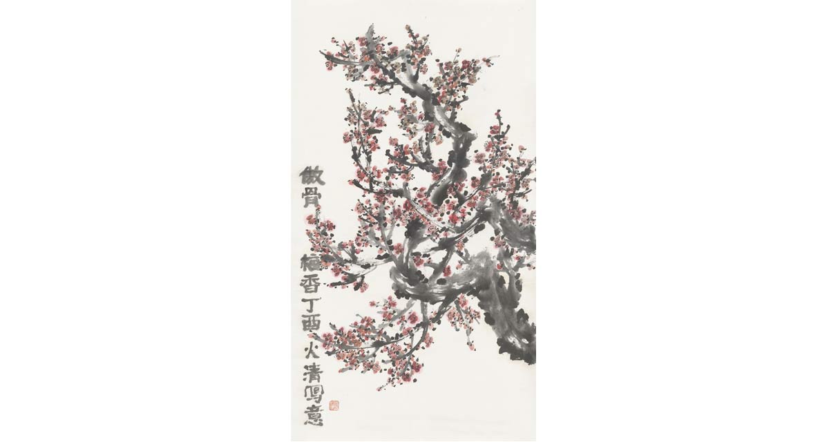 首届“笔墨精神”中国画网络大赛优秀作品展示：2傲骨梅香