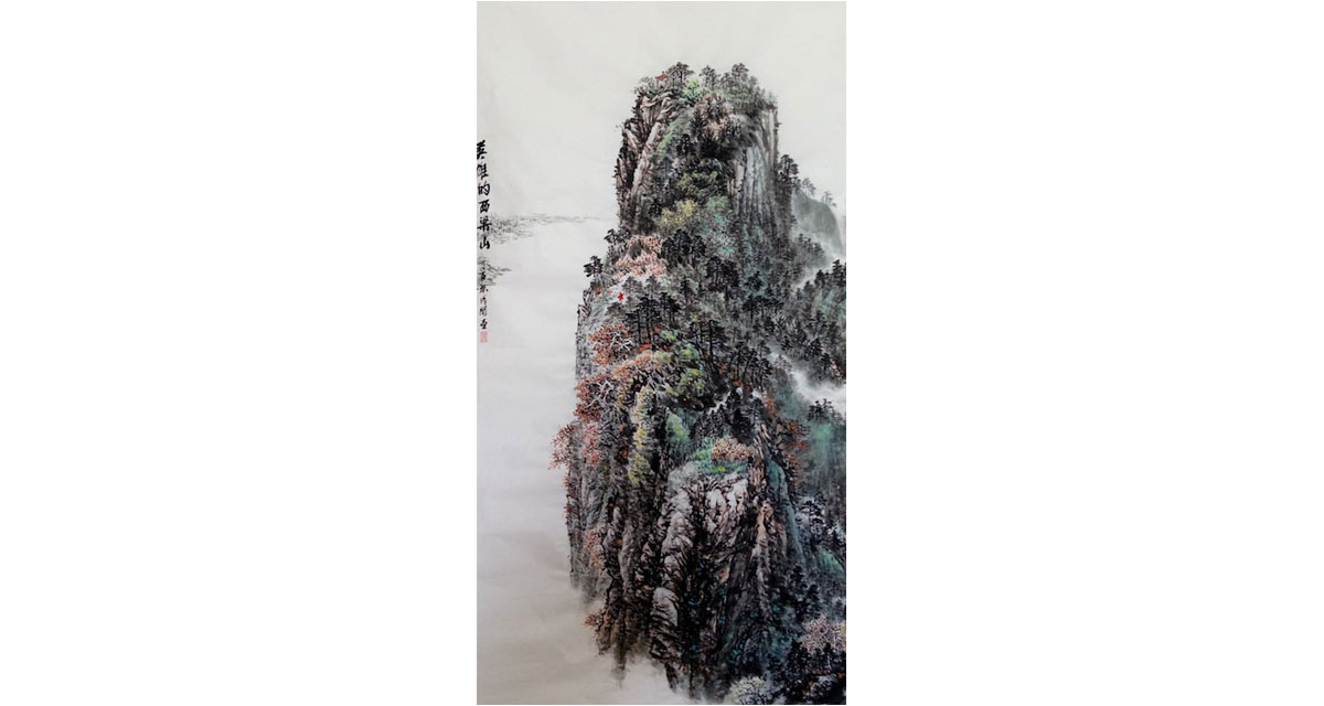首届“笔墨精神”中国画网络大赛优秀作品展示：41英雄的西梁山