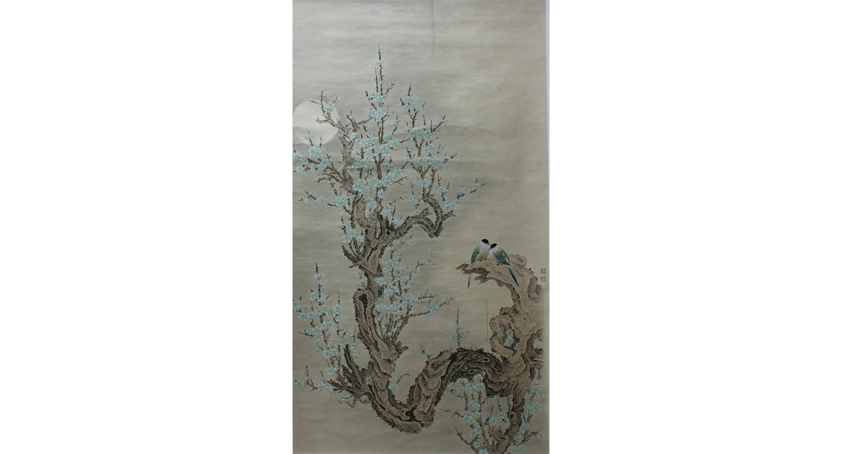 首届“笔墨精神”中国画网络大赛优秀作品展示：44相依