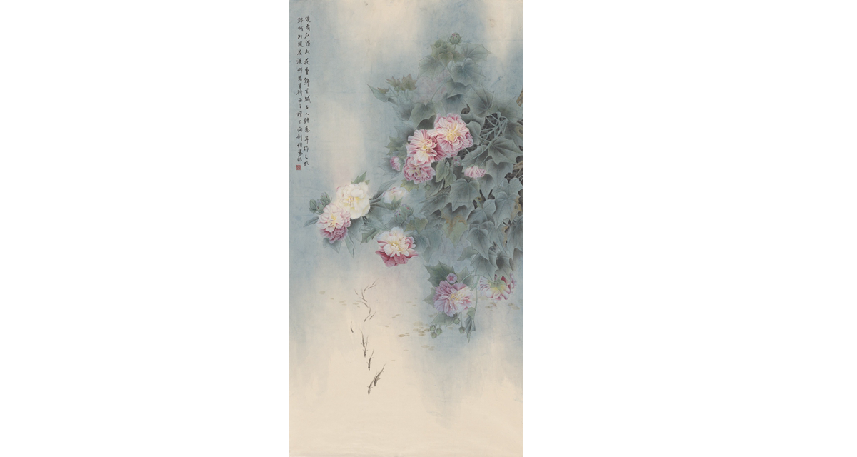 首届“笔墨精神”中国画网络大赛优秀作品展示：81晓看红湿处花重锦官城