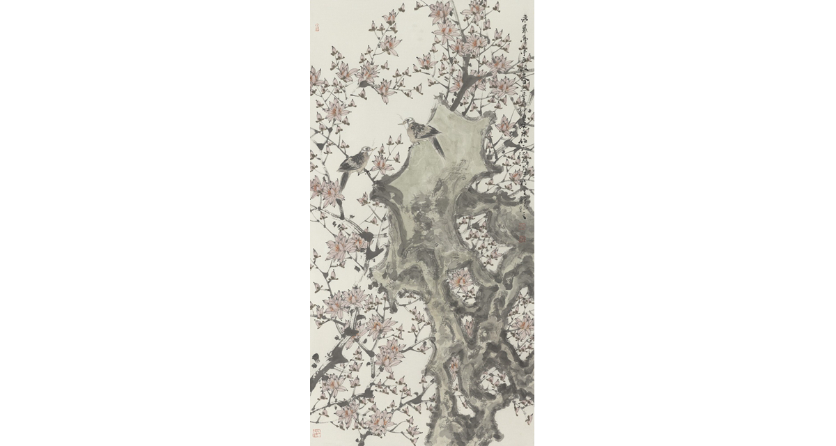首届“笔墨精神”中国画网络大赛优秀作品展示：138东素亭亭玉殿春