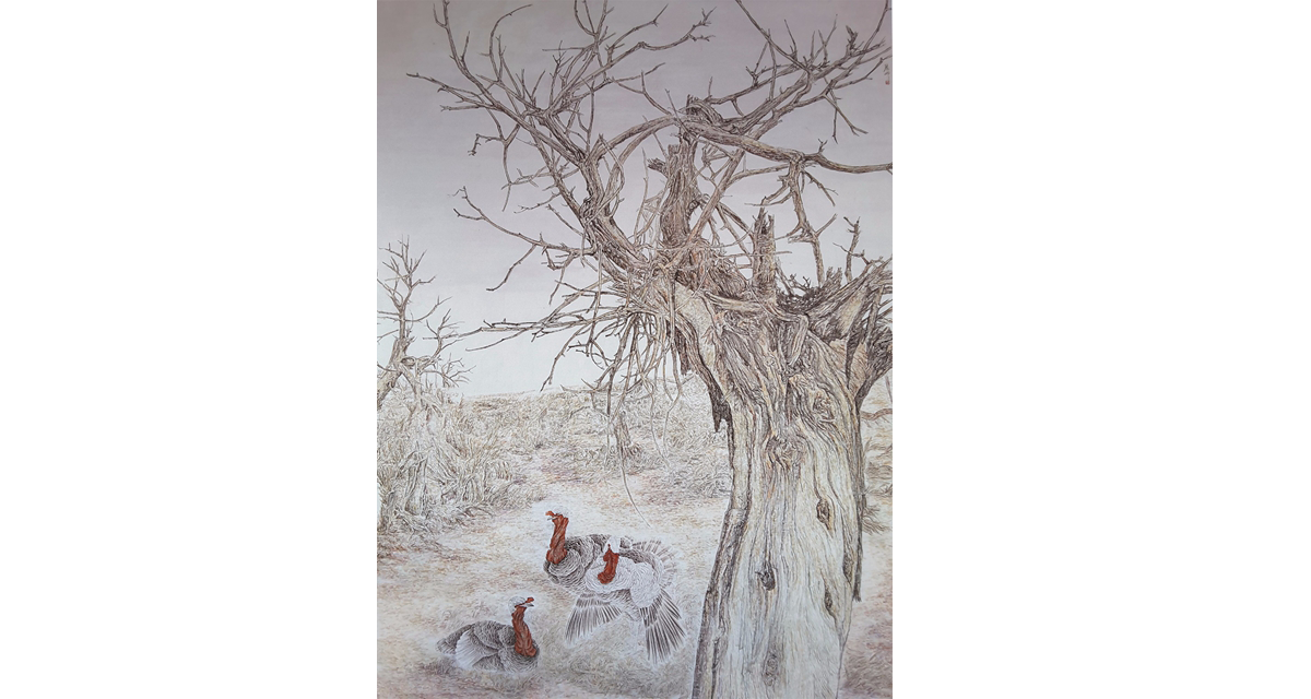 首届“笔墨精神”中国画网络大赛优秀作品展示：254和谐家园