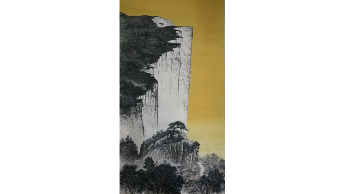 首届“笔墨精神”中国画网络大赛优秀作品展示：316绝壁千仞