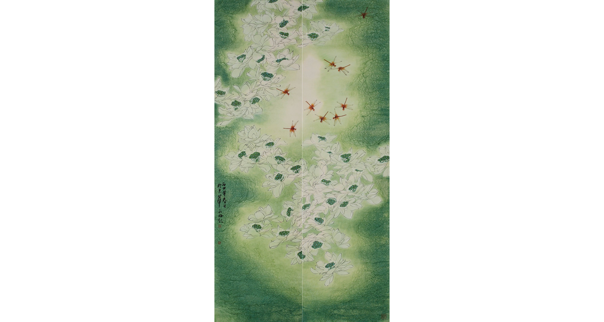 首届“笔墨精神”中国画网络大赛优秀作品展示：486蜻蜓