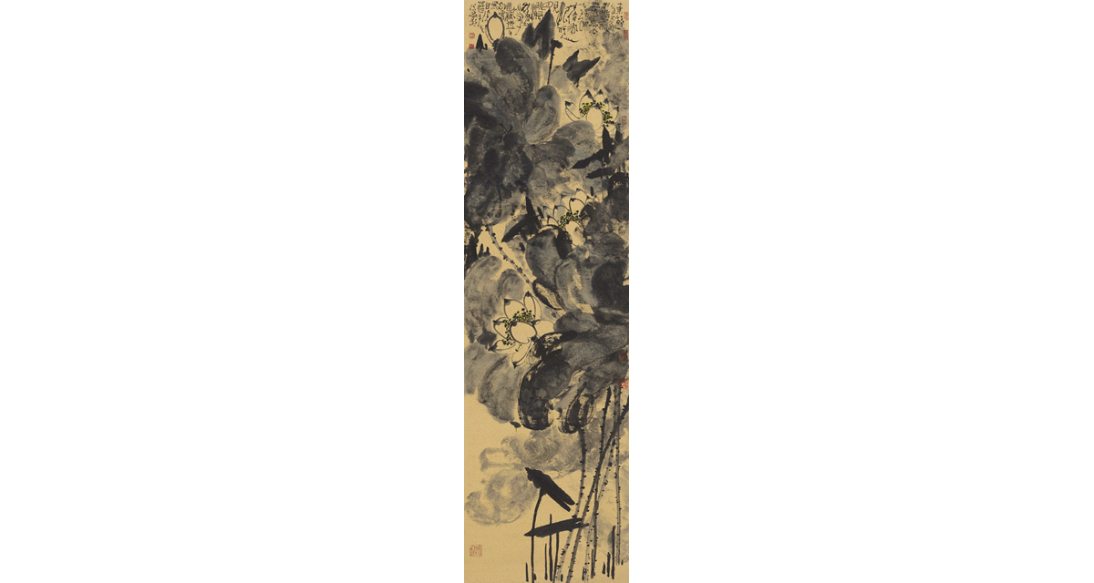 首届“笔墨精神”中国画网络大赛优秀作品展示：479水墨荷花