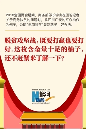 全局中的四川㊵H5丨商務部部長專門提到廣安的柚子，了解一下？