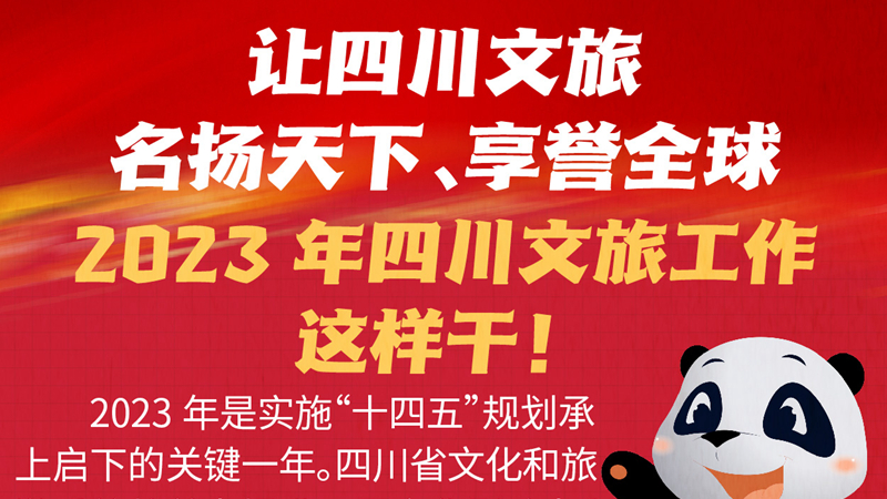 新華網圖表丨讓四川文旅名揚天下、享譽全球 2023年四川文旅工作這樣幹