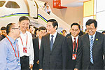 刘奇葆参观第十三届中国西部国际博览会展馆