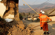 云南洱源县5.5级地震 记者探访洱源县前甸村