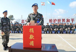 地震灾情牵动中国赴黎维和官兵的心